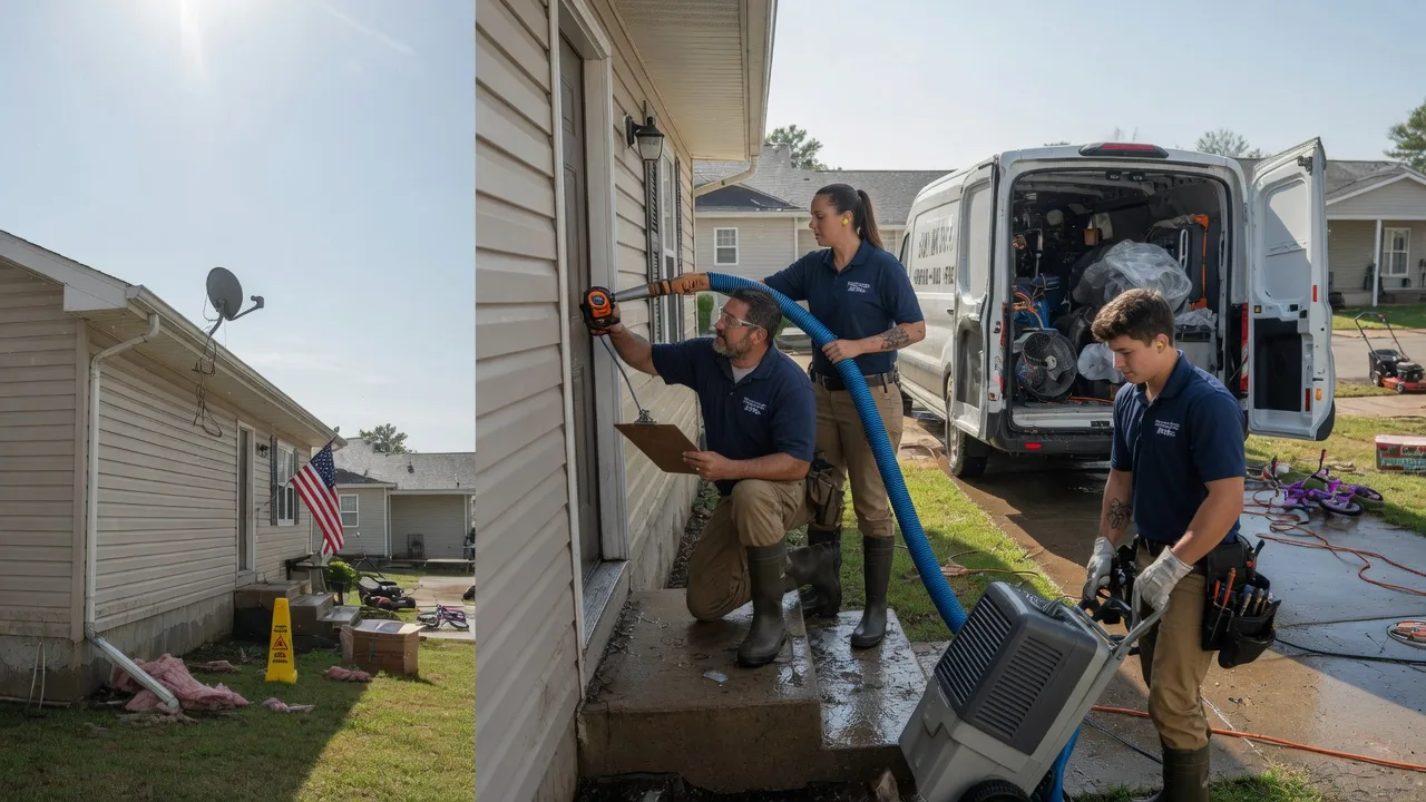 Ceiling Water Damage Restoration in Stanley, ND near me